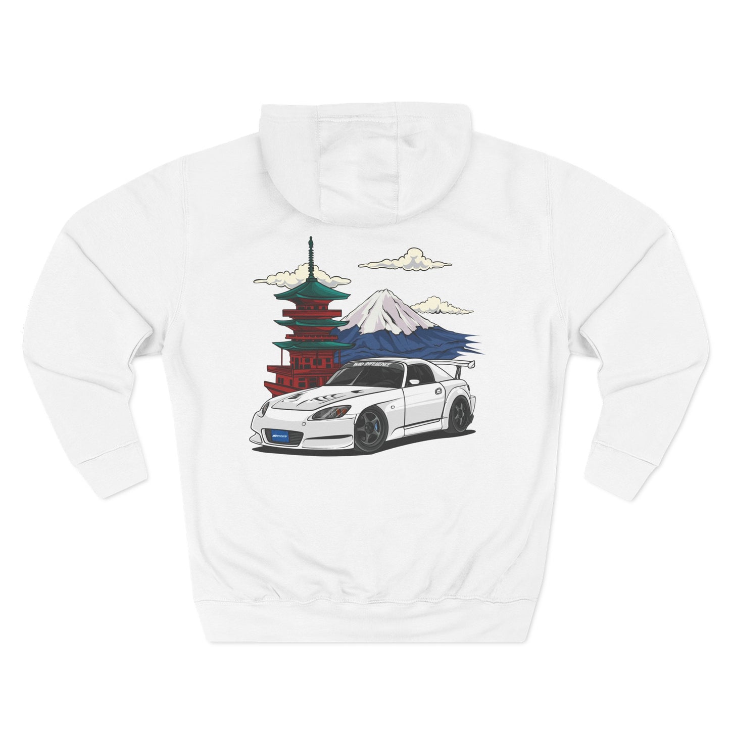 Bad Influence Lifestyle Honda S2000 Hoodie | JDM VTEC Roadster Streetwear Hoodie