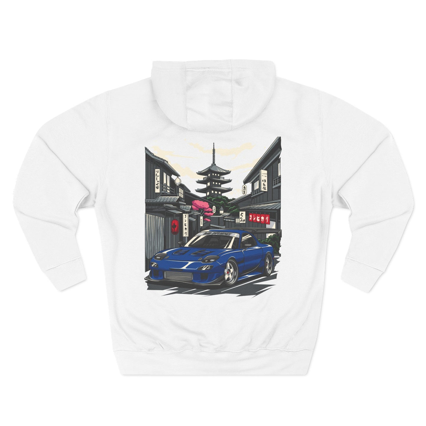 Bad Influence Lifestyle Mazda RX7 FD Hoodie | JDM Rotary Legend Streetwear Hoodie