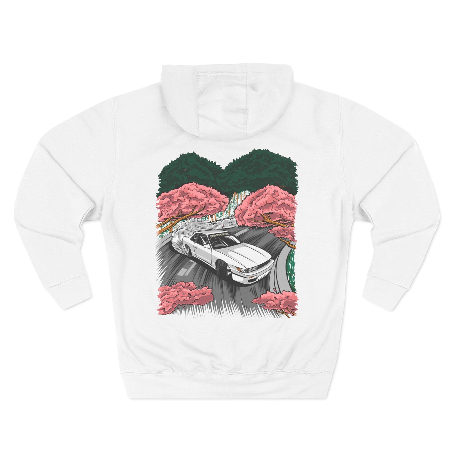 Bad Influence Lifestyle Nissan 240sx / Silvia S13 Hoodie | JDM Street Drift Legend Hoodie
