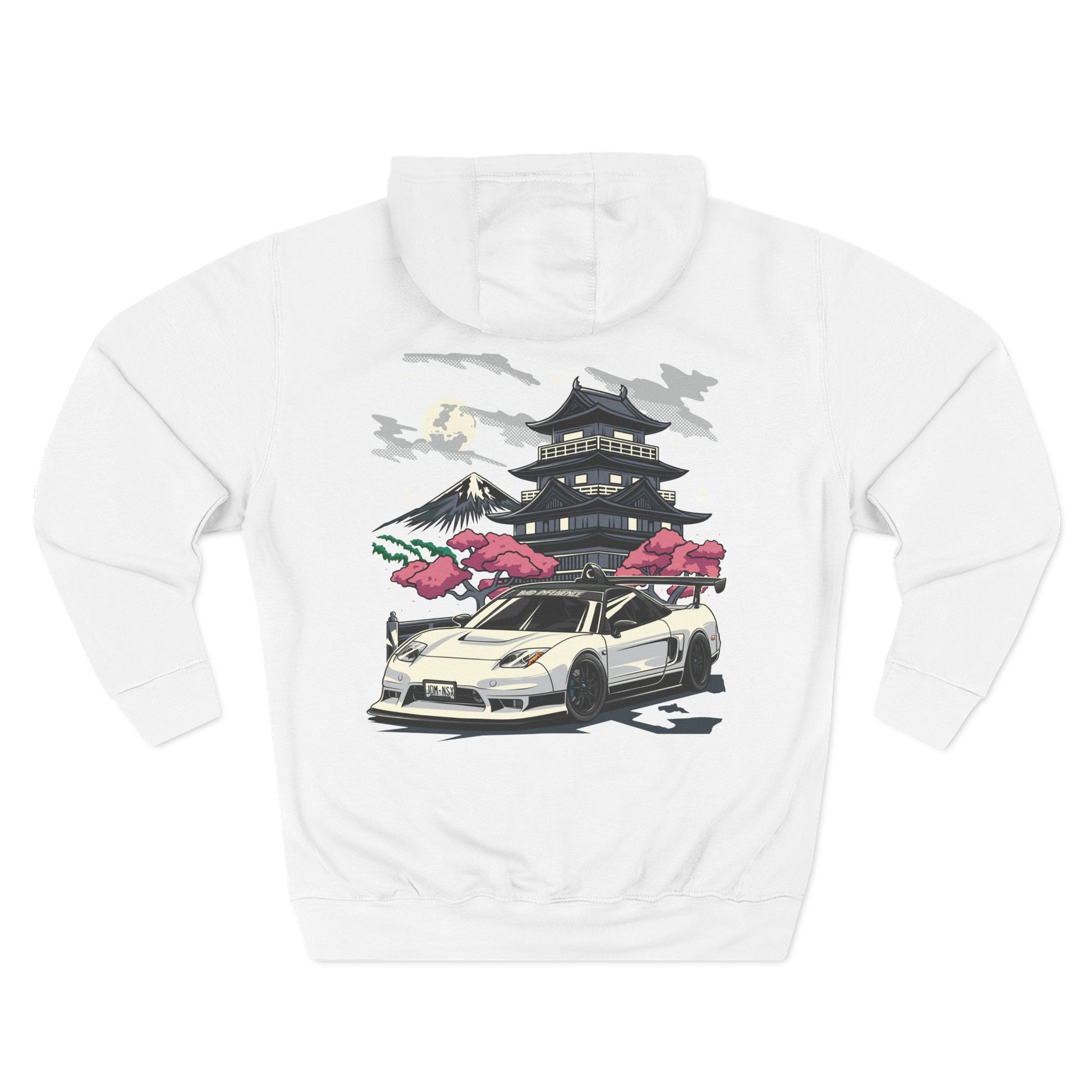 Bad Influence Lifestyle Honda NSX Hoodie | JDM Supercar Icon Hoodie 