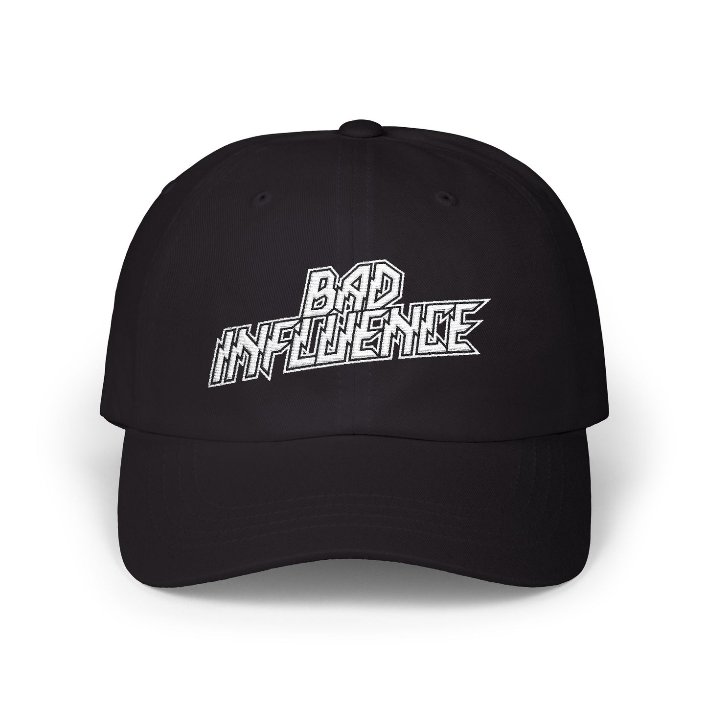 Bad Influence Lifestyle - Logo Dad Cap V1 (Black) 