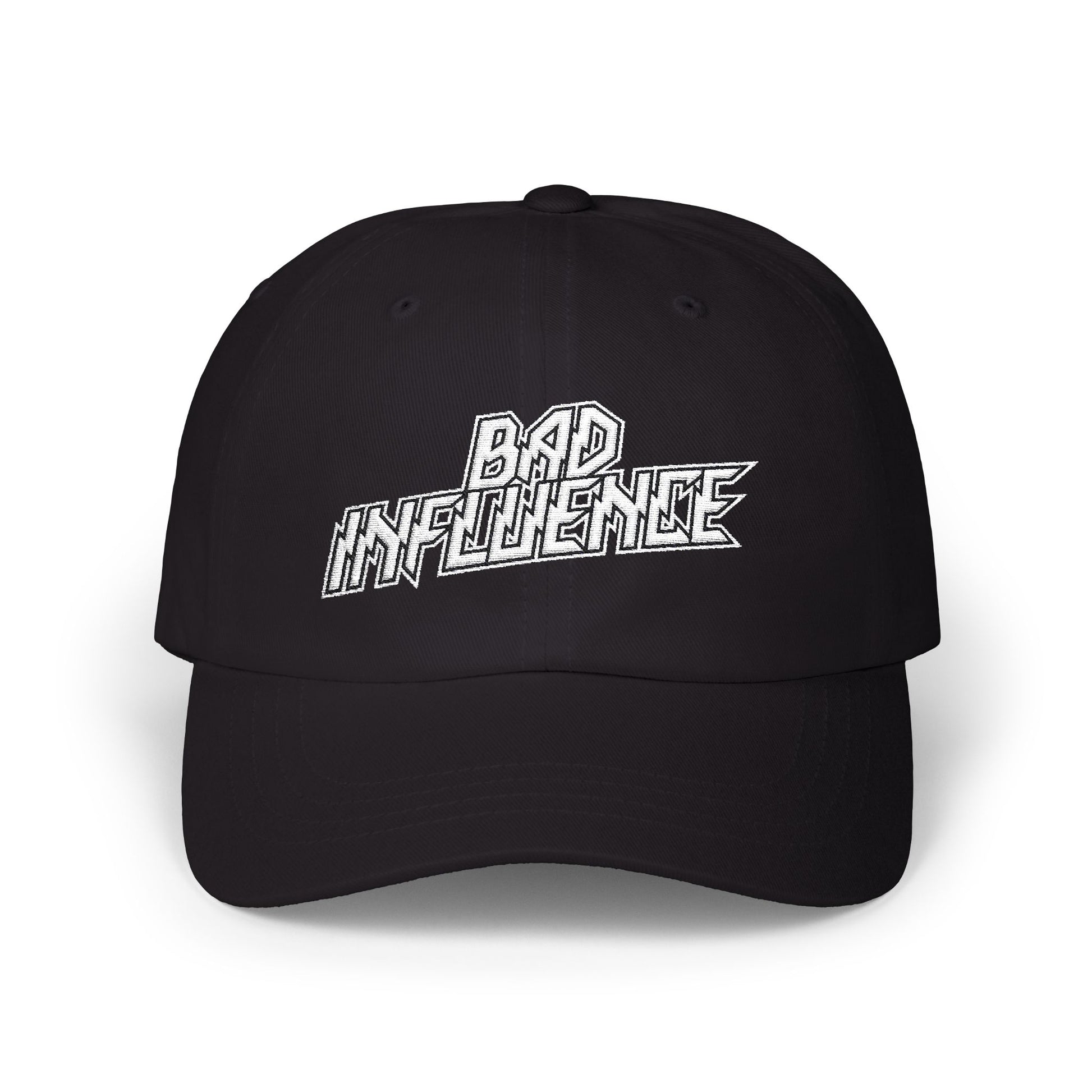 Bad Influence Lifestyle - Logo Dad Cap V1 (Black) 