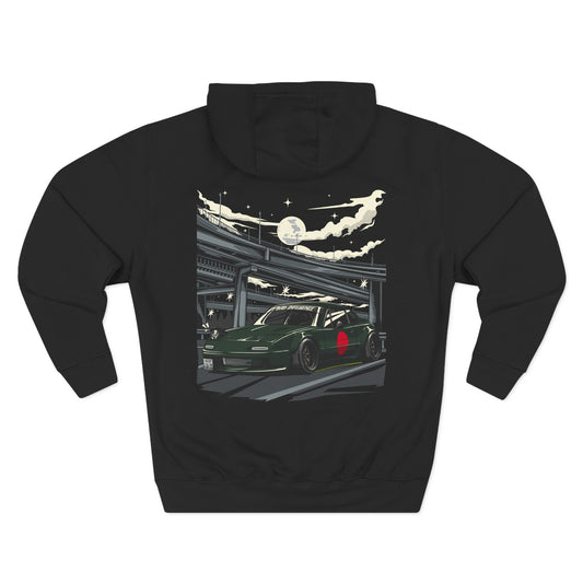 Bad Influence Lifestyle Mazda Miata NA Hoodie | Classic MX-5 Roadster Hoodie 