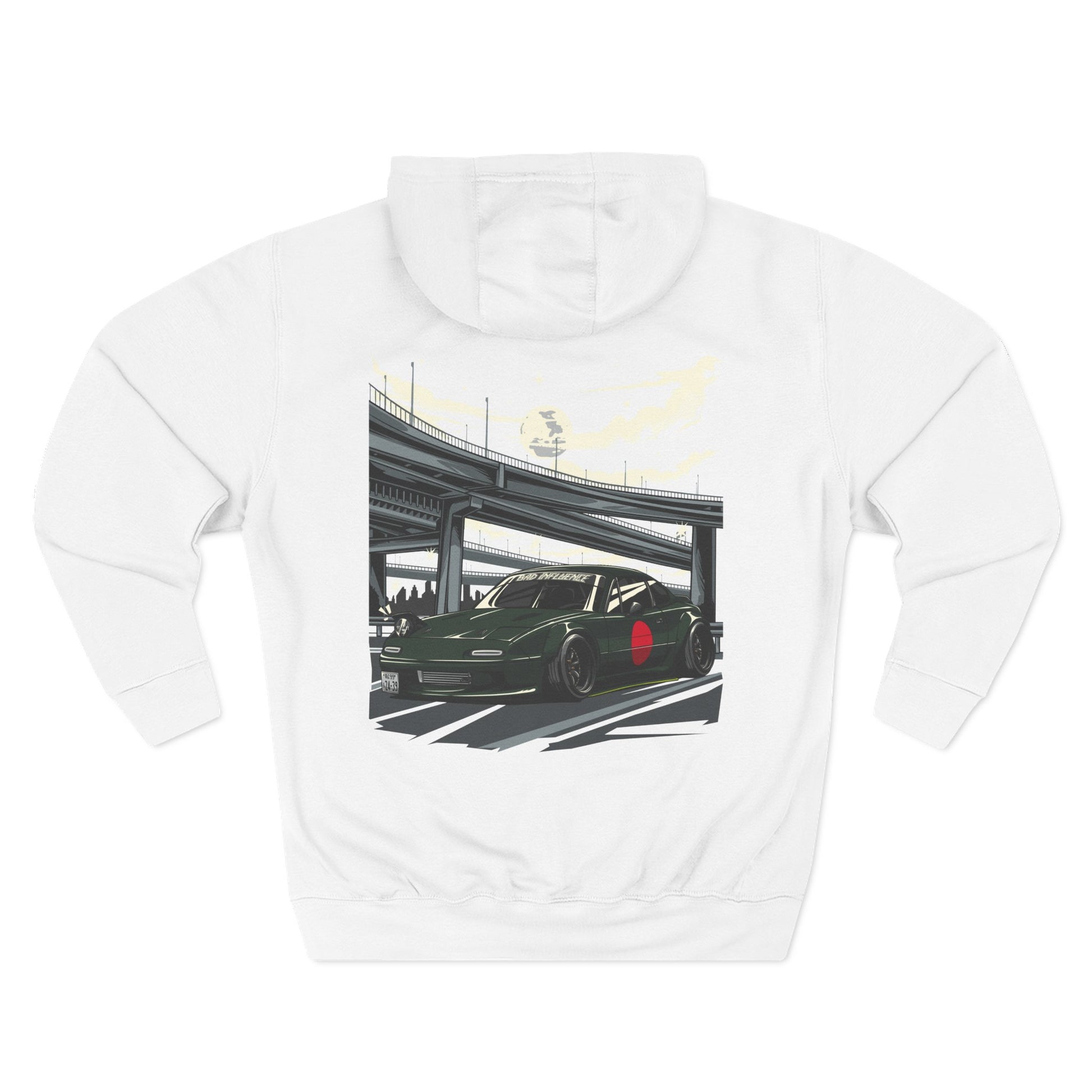 Bad Influence Lifestyle Mazda Miata NA Hoodie | Classic MX-5 Roadster Hoodie 