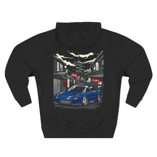 Bad Influence Lifestyle Mazda RX7 FD Hoodie | JDM Rotary Legend Streetwear Hoodie 