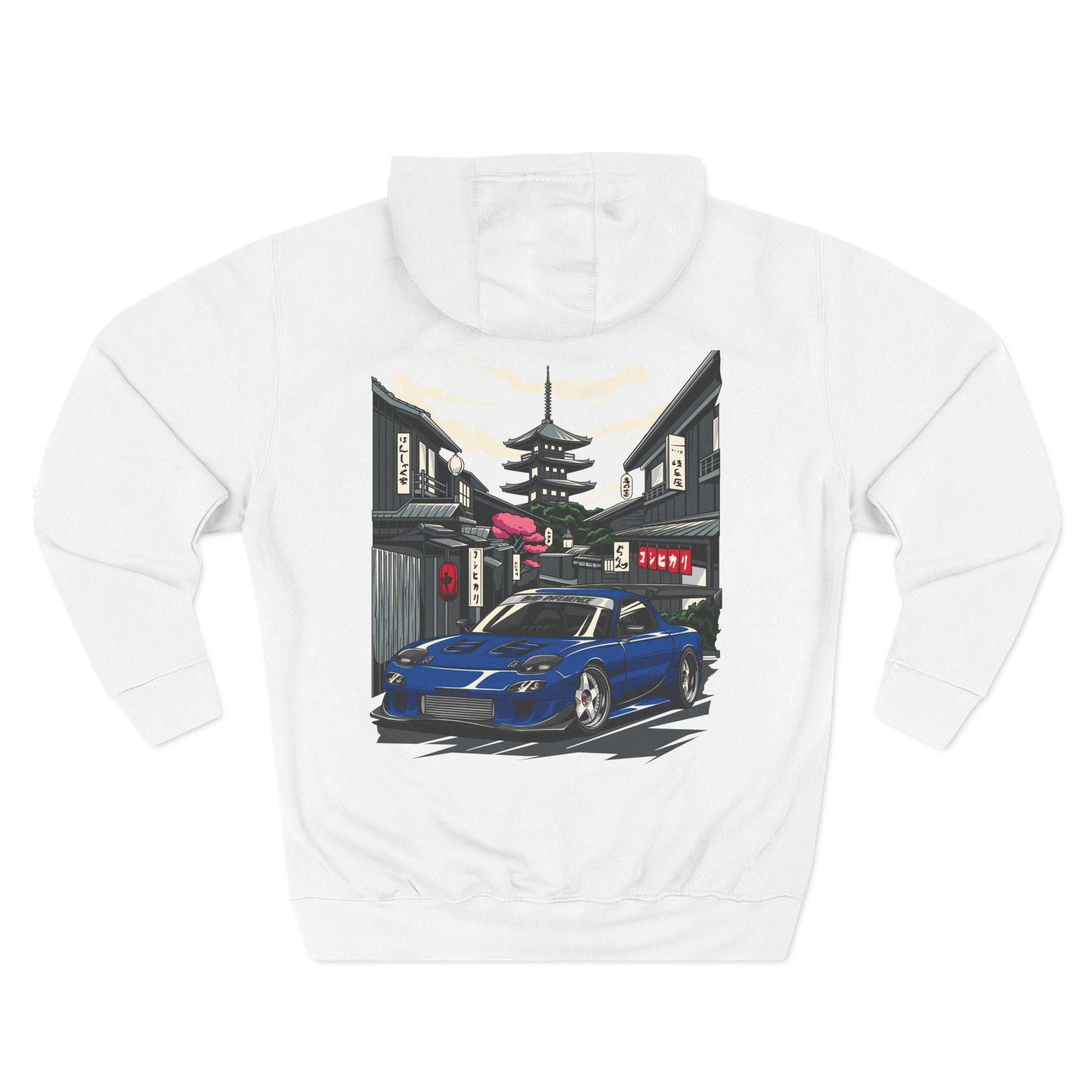 Bad Influence Lifestyle Mazda RX7 FD Hoodie | JDM Rotary Legend Streetwear Hoodie 