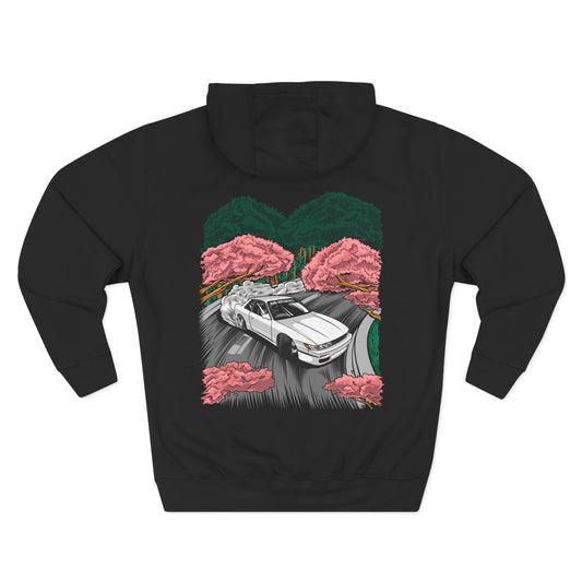Bad Influence Lifestyle Nissan 240sx / Silvia S13 Hoodie | JDM Street Drift Legend Hoodie 