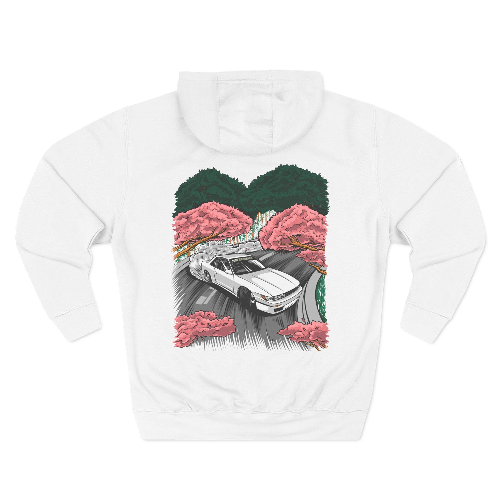 Bad Influence Lifestyle Nissan 240sx / Silvia S13 Hoodie | JDM Street Drift Legend Hoodie 