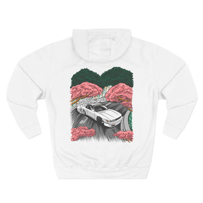Bad Influence Lifestyle Nissan 240sx / Silvia S13 Hoodie | JDM Street Drift Legend Hoodie 