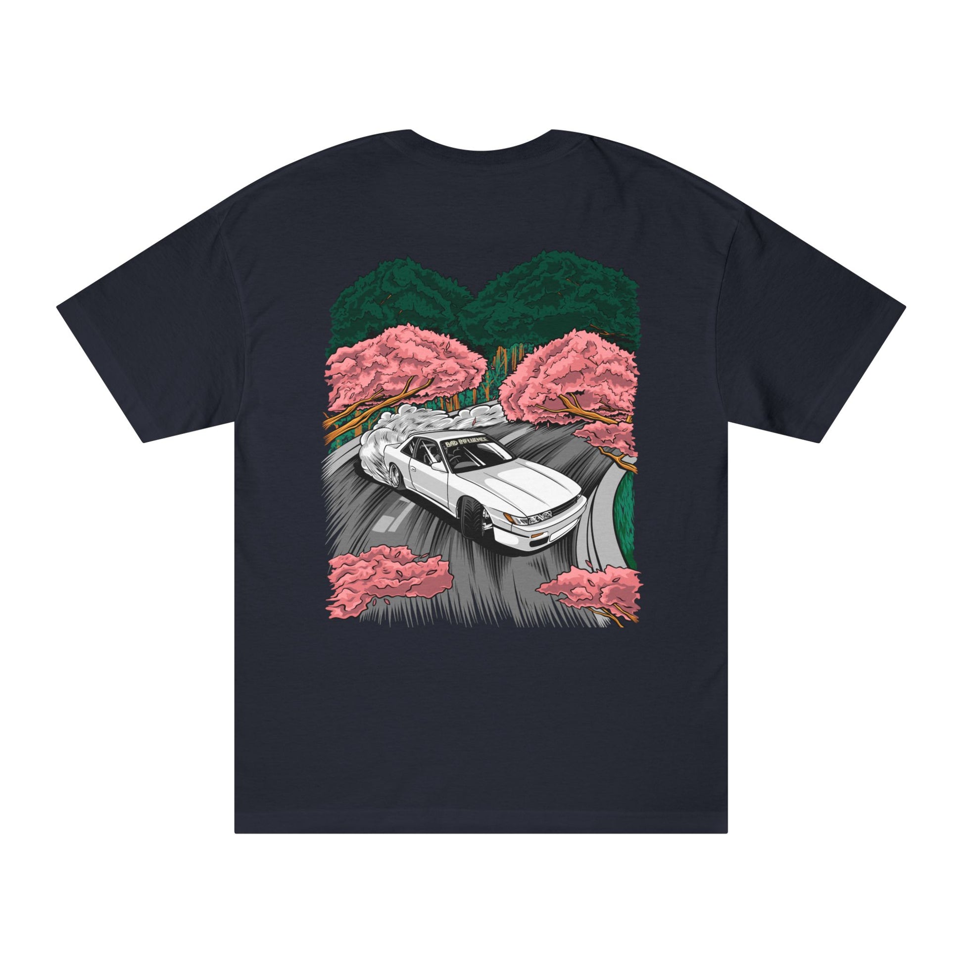 Bad Influence Lifestyle Nissan 240sx / Silvia S13 T-Shirt | JDM Street Drift Legend Tee 